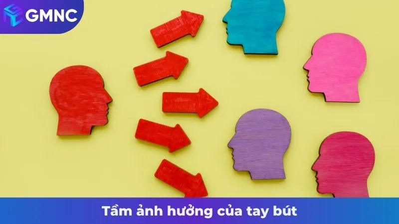 Tầm ảnh hưởng của tay bút
